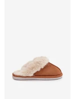 Dámské pantofle s kožíškem Camel Delissa