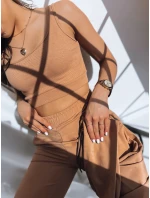 Dámsky top MY DARLING camel FashionStreet RY2175 Dámsky top MY DARLING camel FashionStreet RY2175