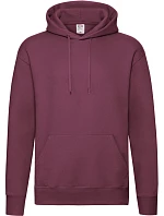 Fruit of the Loom Premium Hooded Sweat Pánska mikina s kapucňou 16.2152 bordová Fruit of the Loom Premium Hooded Sweat Pánska mikina s kapucňou 16.2152 bordová