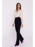 S371 Nohavice Bootcut - čierne S371 Nohavice Bootcut - čierne
