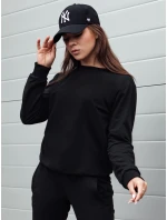 Dámska mikina GLAMFLAIR čierna FashionStreet BY1319