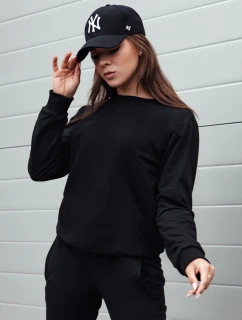 Dámska mikina GLAMFLAIR čierna FashionStreet BY1319