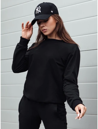 Dámska mikina GLAMFLAIR čierna FashionStreet BY1319