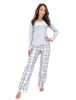 Pyžamo Donna Dani Long Grey, s dlhými rukávmi, veľkosti S–XL Pyžamo Donna Dani Long Grey, s dlhými rukávmi, veľkosti S–XL