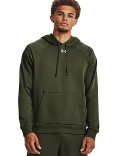 Pánska mikina Under Armour Rival Fleece Hoodie, olivová, 1379757, 390 S