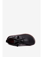 Dámske kožené poltopánky typu barefoot, čierne, Sireya Dámske kožené poltopánky typu barefoot, čierne, Sireya