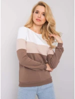 Blúzka RV BL 5787.15X bielo-hnedá