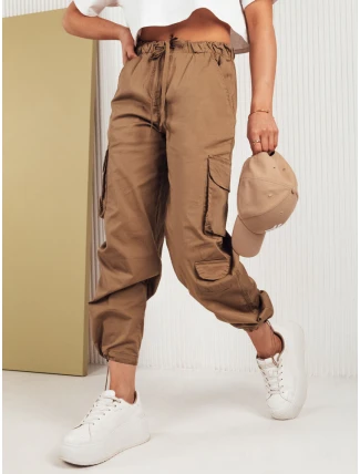Dámske padákové nohavice MIRI camel FashionStreet UY1680