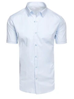 Pánske modré tričko s krátkym rukávom FashionStreet KX1046