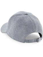 Beechfield B 677 6-panelová čiapka s kšiltom „Jersey Athleisure“ 53.0677 melírovaná sivá Beechfield B 677 6-panelová čiapka s kšiltom „Jersey Athleisure“ 53.0677 melírovaná sivá