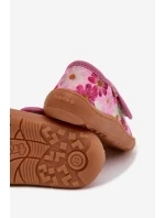 Dětské dívčí pantofle Barefoot Kwiatki Froddo G1700438-8 -11 Růžové Dětské dívčí pantofle Barefoot Kwiatki Froddo G1700438-8 -11 Růžové