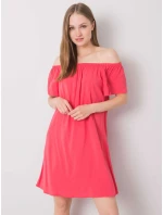 Šaty D73761M30145E koralové