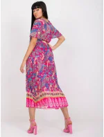 Šaty DHJ SK 11331 3.61 tmavo ružová