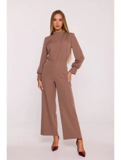 M879 Kombinéza so stojacím golierom - mocca