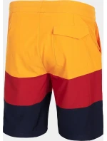 Pánske plavecké šortkyH4L21-SKMT004 oranžovo-červeno-čierne - 4F Pánske plavecké šortkyH4L21-SKMT004 oranžovo-červeno-čierne - 4F