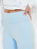 Dámske legíny s vysokým pásom SOFLEGG blue FashionStreet UY2512 Dámske legíny s vysokým pásom SOFLEGG blue FashionStreet UY2512