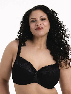 Suzette podprsenka s kosticami Full Cup 5253 čierna - RosaFaia