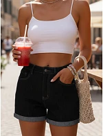 Dámske modré džínsové šortky FashionStreet SY0525