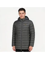 Geographical Norway Pánska bunda AMIGOMAP LONG HOOD DB DGREY MEN 233 DARK GREY (WZ5086H/GN-GRIS FONCÉ)