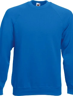Fruit of the Loom Classic Raglan Sweat – raglánová mikina 16.2216, kráľovská modrá
