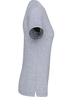 Kariban K 394 Dámske tričko s piké vzorom a výstrihom do V 20.K394 oxford grey/navy/white Kariban K 394 Dámske tričko s piké vzorom a výstrihom do V 20.K394 oxford grey/navy/white