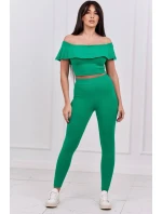 Sada s volánikom zelená