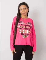 Dámska bavlnená blúzka s potlačou 21103 - FPrice