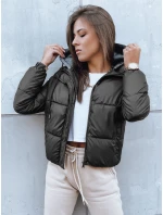 Dámska prešívaná bunda KHALEESI black FashionStreet TY3879 Dámska prešívaná bunda KHALEESI black FashionStreet TY3879