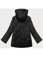 Ľahko zateplená prešívaná bunda pre ženy S'West black (B8242-1) Ľahko zateplená prešívaná bunda pre ženy S'West black (B8242-1)