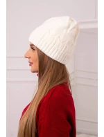 Dámska čiapka Irmina K333 ecru