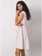 Šaty D50051Z30268 biela ružová