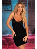 Dámska košieľka Brigitte chemise + tangá ZADARMO! Čierna - LivCo Corsetti Dámska košieľka Brigitte chemise + tangá ZADARMO! Čierna - LivCo Corsetti