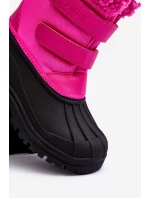 Dziecięce Śniegowce Na Rzepy Big Star Fuksja MM374112