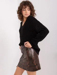 BA SW 8028 jumper.77 čierna