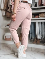 Dámske nohavice chinos s opaskom RELCIX ružové FashionStreet UY2583 Dámske nohavice chinos s opaskom RELCIX ružové FashionStreet UY2583