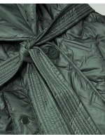 Khaki prešívaná vesta Goodlookin s opaskom (B8603-11) Khaki prešívaná vesta Goodlookin s opaskom (B8603-11)