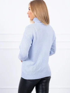 Sveter s rolákom modrý