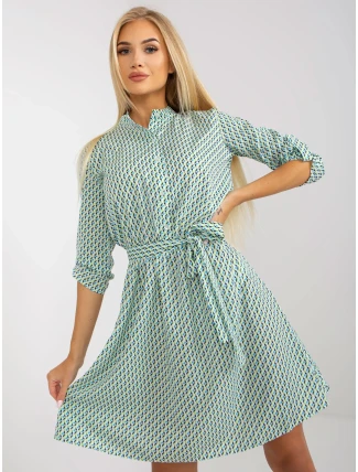 Šaty LK SK 508938.28X biela a zelená