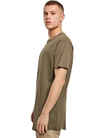 Build your Brand BY 028 Pánske tričko „Shaped Long“ 56.0028 olivová
