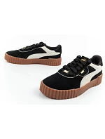 Puma buty sportowe damskie trampki Carina 3.0 skórzane czarne modne dámské