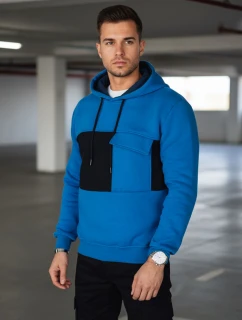 Pánska modrá mikina FashionStreet BX5912
