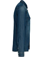 Kariban K 519 Džínsová košeľa s dlhým rukávom 20.K519 blue jean