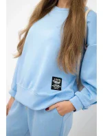 Tepláková súprava Butter fabric + nohavice modrá