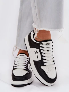 Sneakersy Damskie Big Star RR274A240 HI-POLY SYSTEM Biało-Czarne