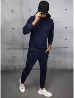 Pánske tmavomodré tepláky FashionStreet AX0673 Pánske tmavomodré tepláky FashionStreet AX0673