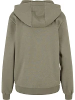 Build your Brand BY 289 Dámska mikina s kapucňou v oversize štýle „Fluffy“ 56.0289 bledo olivová