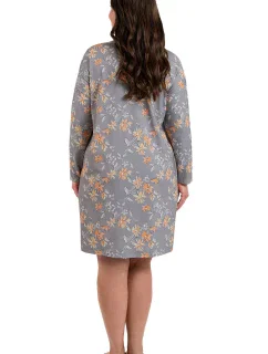 Talianska móda Kasos long farba:print/grey