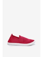 Damskie Tenisówki Slip-on Big Star FF274A605 Fuksja