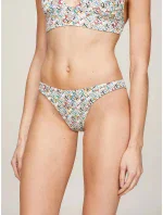 Dámske plavky UW0UW05272 0F9 ecru so vzorom - Tommy Hilfiger