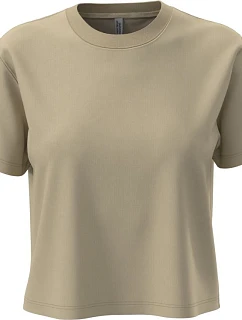 Next Level Apparel N 7610 Ťažký dámsky crop top 08.7610 béžový